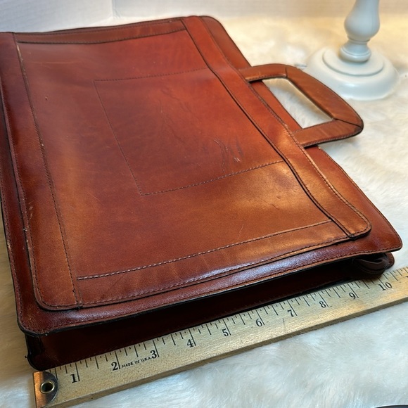 Vintage leather portfolio - Picture 5 of 8